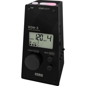 MÉTRONOME Korg KDM-3 - Métronome Traditionnel avec haut-parleur résonant noir