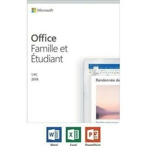 BUREAUTIQUE À TÉLÉCHARGER Licence Microsoft Office Famille et Étudiant 2019 