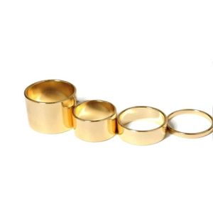 Lot De 4 Bagues Femme Dorees Dore Achat Vente Bague Anneau