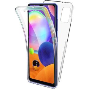 COQUE - BUMPER Coque pour Samsung Galaxy A31 -  Protection Gel TPU Silicone Intégrale Transparent 2 Parties Avant Arrière Emboitable Phonillico®