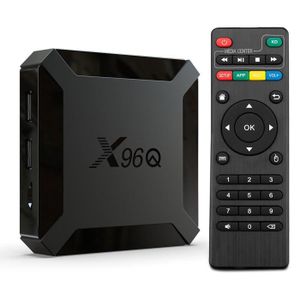 BOX MULTIMEDIA Boitier iptv Android 10.0 TV Box X96Q H313 Quad Co