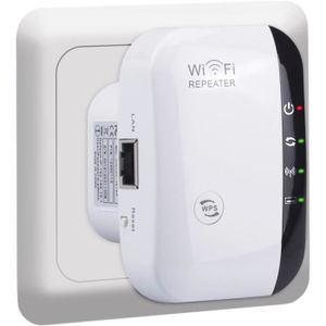 REPETEUR DE SIGNAL Répéteur Wifi puissant : amplificateur Wifi 2,4 GHz 300 Mbps avec port Ethernet, amplificateur de signal réseau sans fil avec[w224]