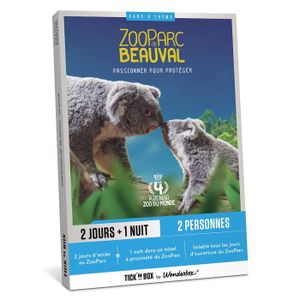 COFFRET BIEN-ÊTRE Tick'nBox – Coffret Cadeau - ZooParc de Beauval - 