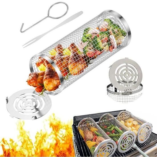Grille De Cuisson Poisson Küchenprofi En Acier Inoxydable 43x29x12cm