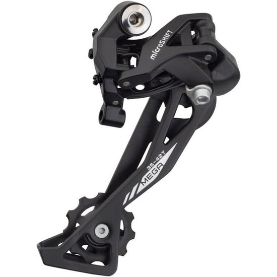 Dérailleur Arrière MicroSHIFT M21 | 6 Et 7 Vitesses, Cage Longue | Compatible Shimano | Pour VTT Et Trekking