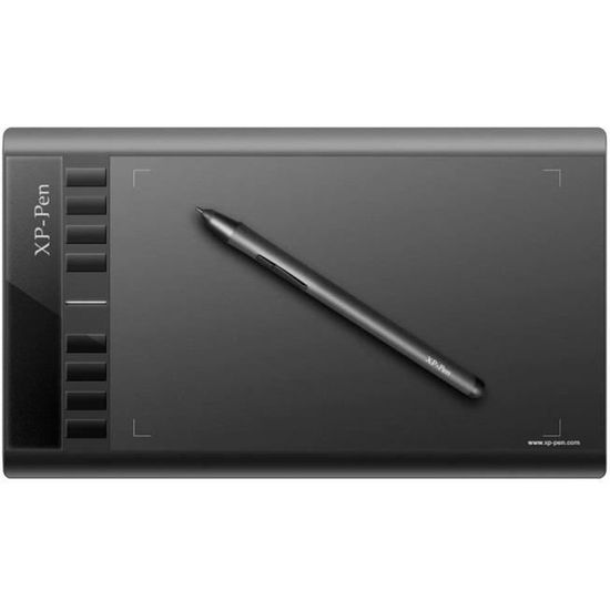 XP-PEN Star03V2 Tablette Graphique 12 Pouces avec Stylet Passif 8192  Niveaux et 8 Raccourcis Pallette Dessin Numérique - Compatible avec Windows  Mac