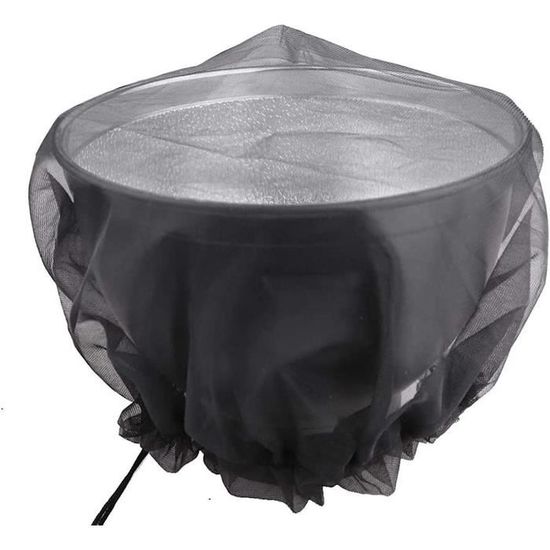 Filet Protection Citerne Pluie - Lot De 4 - Ø95cm - Anti-Moustiques Et Feuilles - Jardin Extérieur