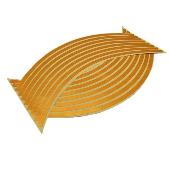 Autocollants Réfléchissants Pour Jantes Moto Benelli TRK 502 - PVC - Décoration Et Sécurité - Couleur Au Choix