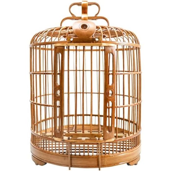 Carillon éolien En Bambou Avec Maison D'oiseaux - Environ 90 Cm, Son Apaisant, Décoration Jardin