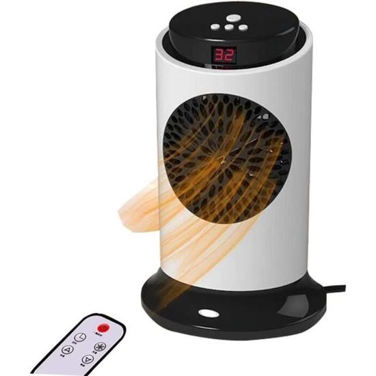 Réfonce électrique D'espace Portable Avec Thermostat, Radiateur De Chambre Personnel, Chauffage