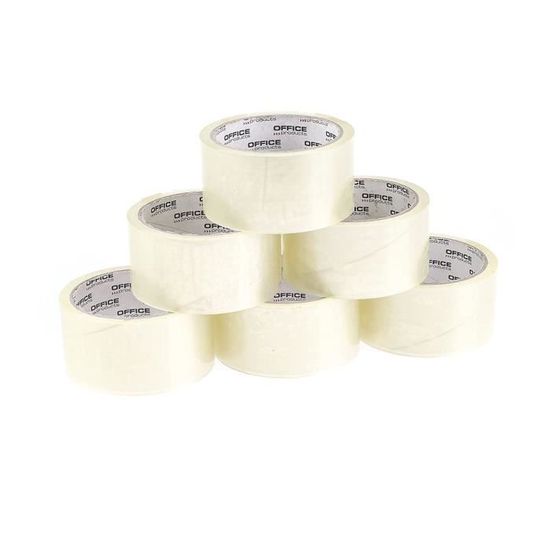 OFFICER PRODUCTS PRODUCTS 15025031-04 Lot de 6 rouleaux de ruban adhésif d' emballage en polypropylène coloré avec colle acrylique/ruban d'emballage OFFICER PRODUCTS PRODUCTS 15025031-04 Lot de 6 rouleaux de ruban adhésif d' emballage en polypropylène coloré avec colle acrylique/ruban d'emballage