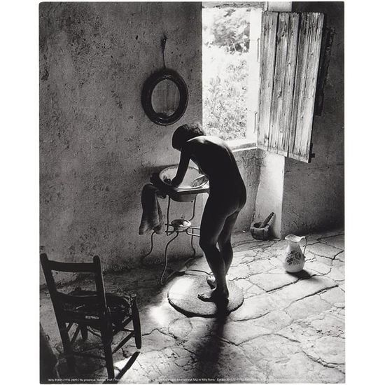 AFFICHE - POSTER Affiche 24x30 cm Nu proven&ccedil;al, Gordes, 1949 - Provence Nude, Gordes, 1949 Willy RONIS (1910-2009)293