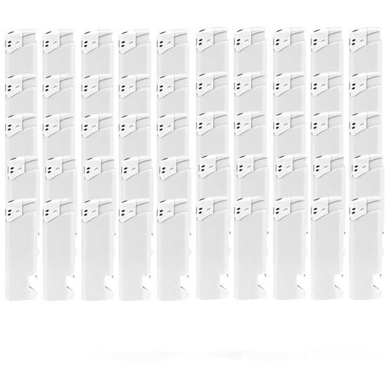 lot grossiste de 50 briquets décapsuleurs blanc - Accessoires pour barbecue et fumoir - Achat & prix