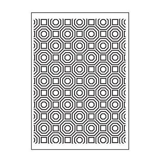 Darice Gabarit D Embossage Octogone Fond Chemise A Embosser Pour Le Scrapbooking Fabrication De Cartes Et Transparent Cdiscount Beaux Arts Et Loisirs Creatifs