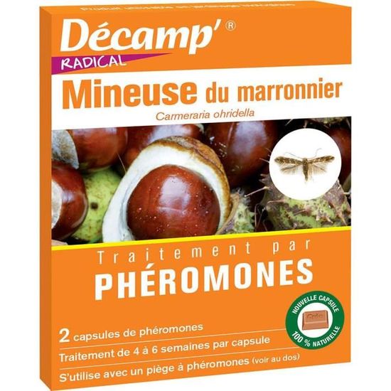 Phéromone contre la mineuse du marronnier (Boite de 2 capsules)