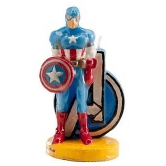 Bougie Moulee Gateau Anniversaire Captain America Cdiscount Maison