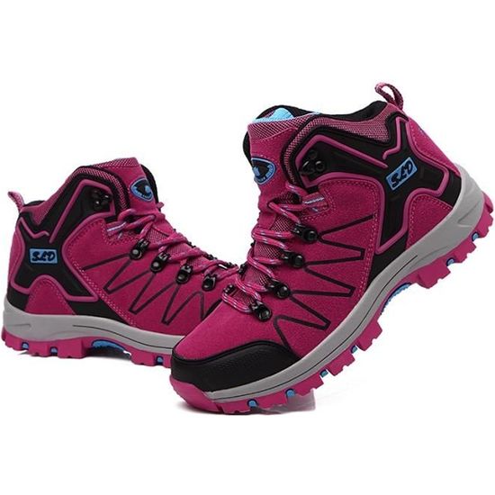 Bottines Randonnée Oboz Femme 10.5 étanches Confort - Marron Multicolore