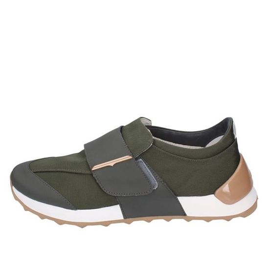Baskets Guardiani WAY? Pour Femme Pointure 39 - Cuir Blanc Et Noir, Occasion Très Bon état