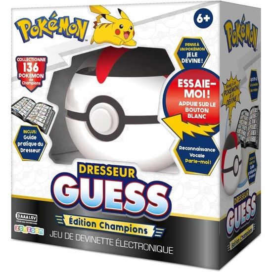 Jeu de société - jeu de plateau. Pokemon - Dresseur Guess Champion Pokemon  - Cdiscount Jeux - Jouets