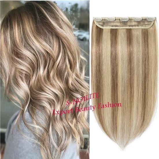 Extension A Clip Cheveux Naturel Monobande Rajout Cheveux Invisible