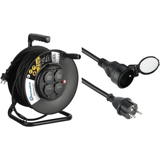 20868128D Rallonge Prolongateur Électrique Ip44 Profesionnelle 25 M ...