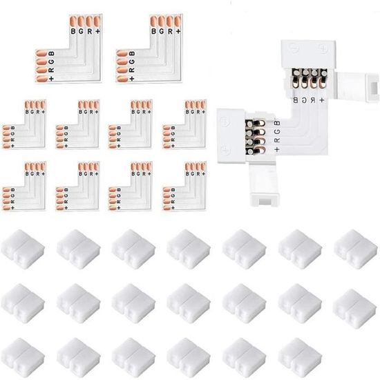 Lot De 20 Connecteurs USB Femelle Type A à Angle Droit - 4 Broches, Montage DIP - Pour Réparation, Bricolage électronique - 10