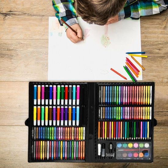 KIT DE DESSIN Trousse à Outils D'art de Dessin D'esquisse de 33 Pièces