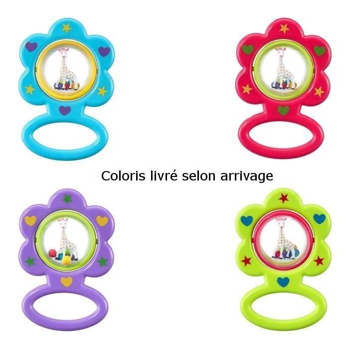 SOPHIE LA GIRAFE Hochet Fleur - Coloris Aléatoire