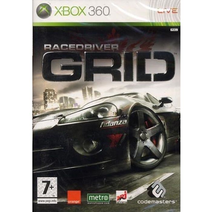 Race Driver Grid Jeu Xbox 360