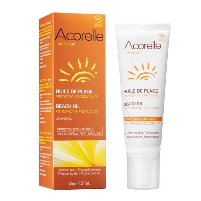 Acorelle - Huile de plage bio au Karanja 75ml