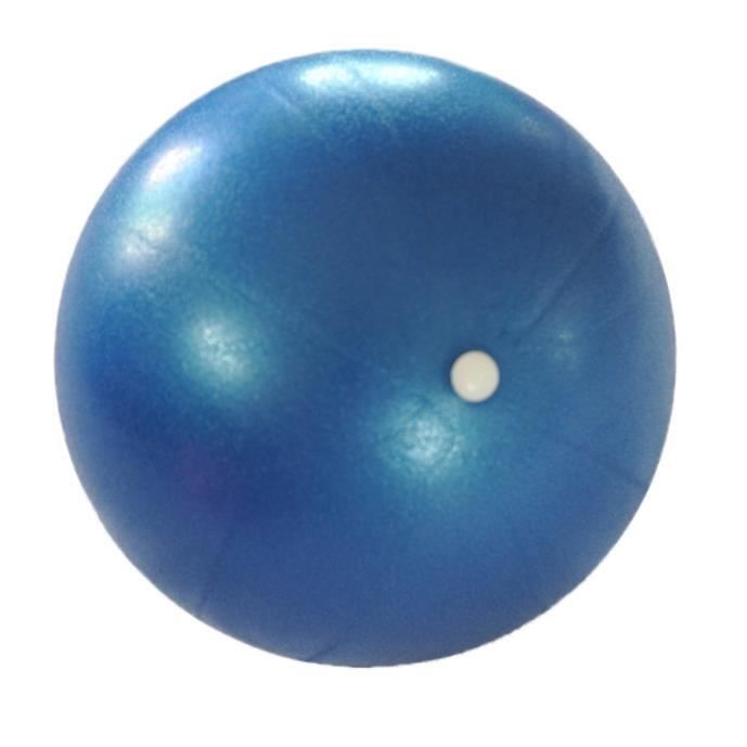 25 cm exercice fitness gym Smooth yoga ball bleu