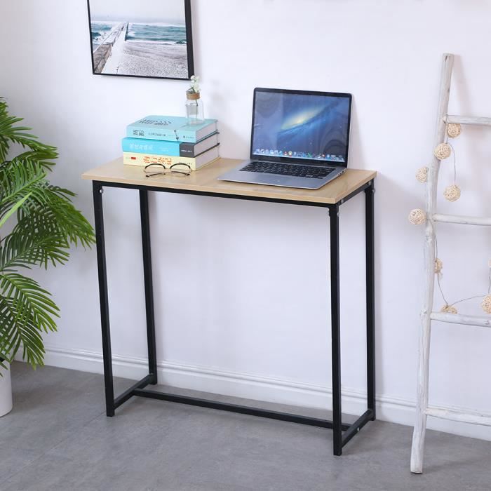 MIXMEST@ Console DETROIT design industriel bois et métal noir