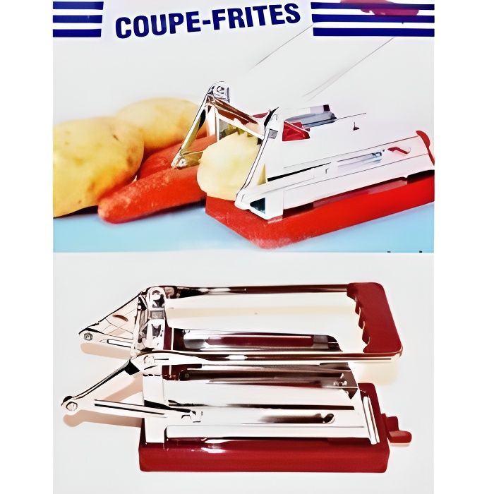 COUPE FRITE DECOUPE POMME DE TERRE METAL LUXE