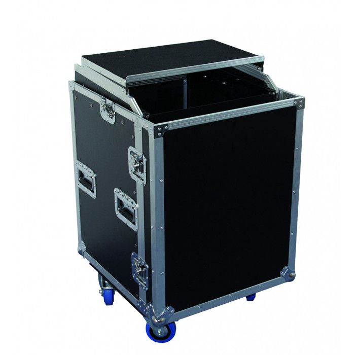 FLIGHT CASE 12U+PLAN INCLINE+PLATEAU