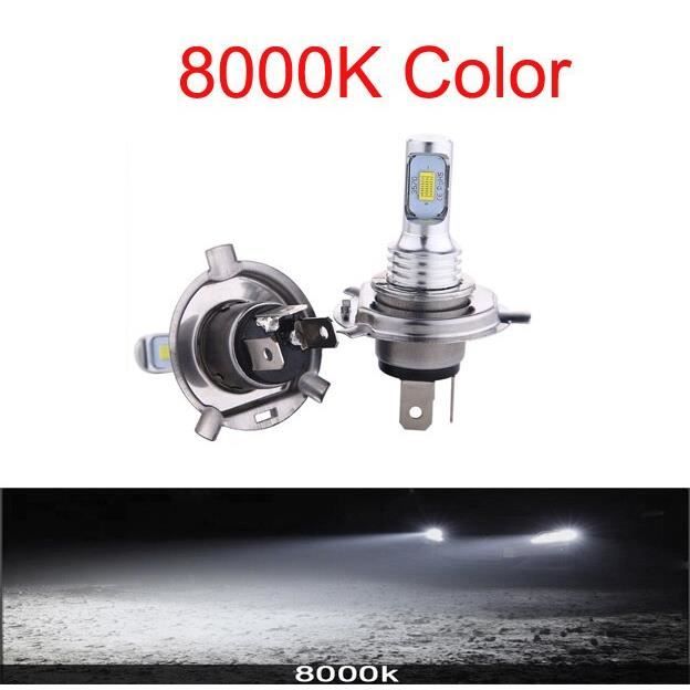 Kit de Conversion d'ampoule pour phares de voiture, Super lumineux H7 H4 H11 80W LED, ampoule Canbus, sans err H11-8000K -WM1427