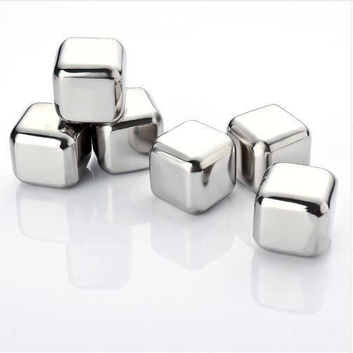 Acier inoxydable Pierres de Whisky Ice Cubes