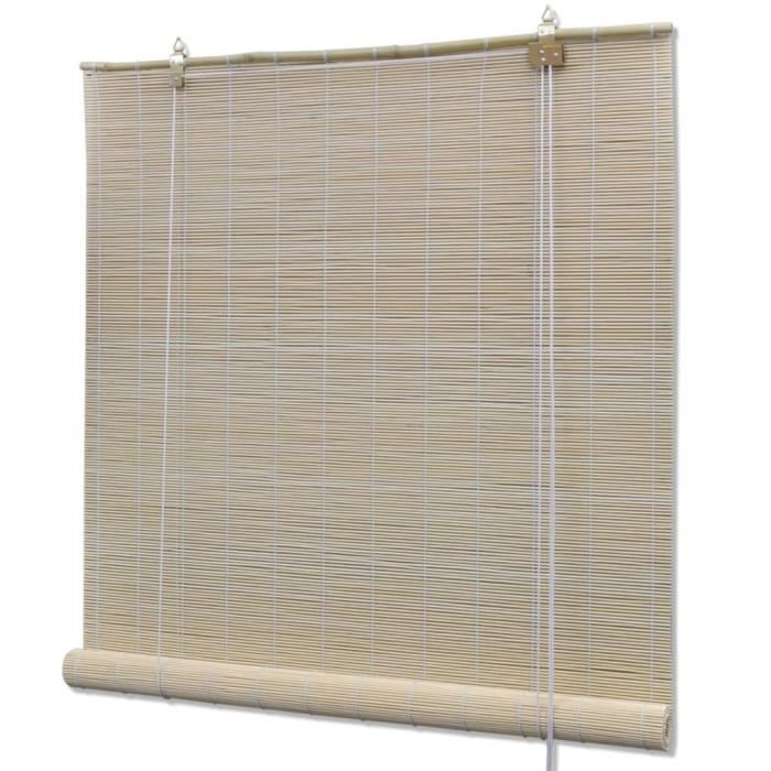 Store roulant Bambou Naturel 120 x 220 cm
