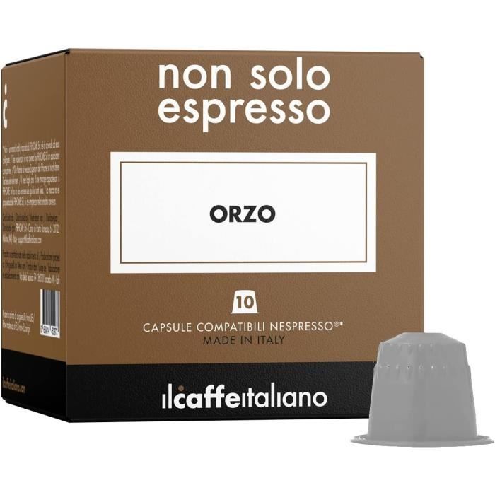 80 Capsules de Soluble Orge compatibles avec machines Nespresso - Nespresso 80 x Dosettes - Il Caffè Italiano