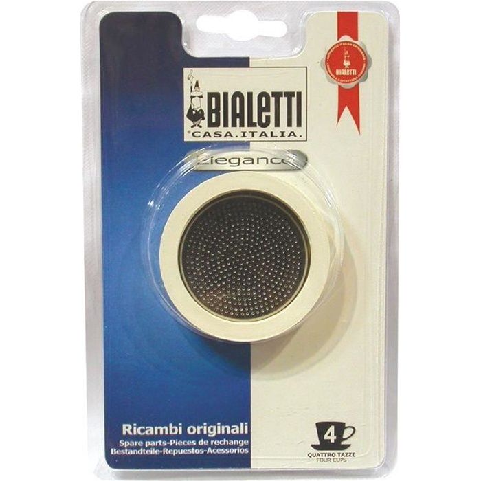 BIALETTI Joint pour cafetière Venus + filtre - 3/4 tasses
