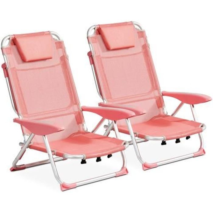 Fauteuil de plage - Clic clac des plages by Innov'axe - Lot de 2