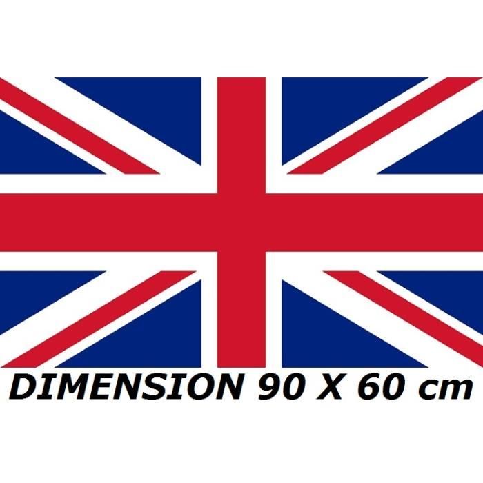 DRAPEAU GRANDE BRETAGNE 90 X 60 cm ANGLETERRE ANGLAIS ROYAUME-UNI no Fanion Maillot écharpe Casquette ...