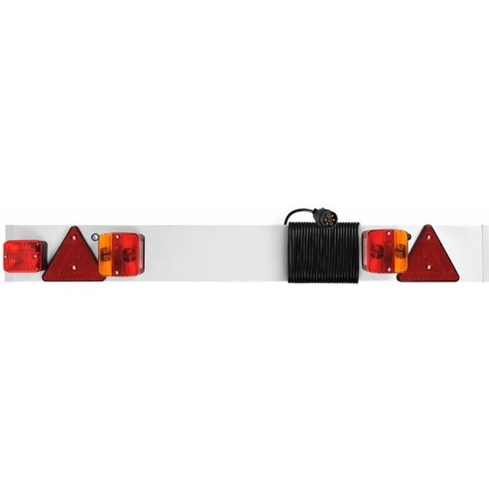 Rampe d'éclairage pour remorque avec antibrouillard + câble 5m ProPlus