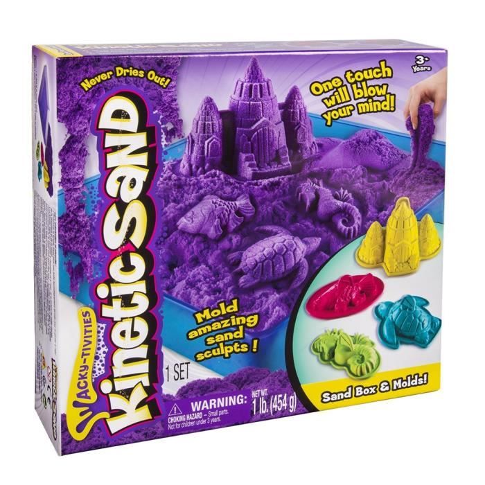 Kinetic Sand Box Set de château de sable