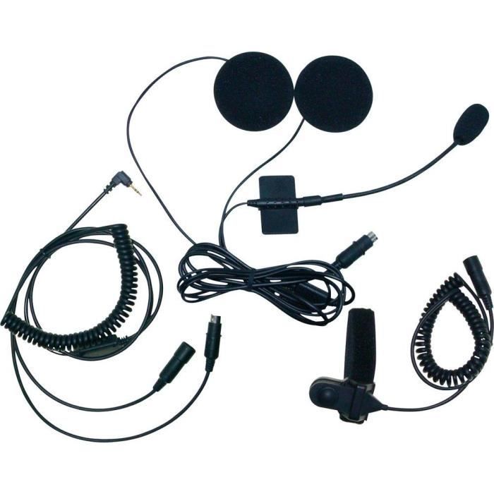 Set d'intercom pour casque moto Stabo MHS-650