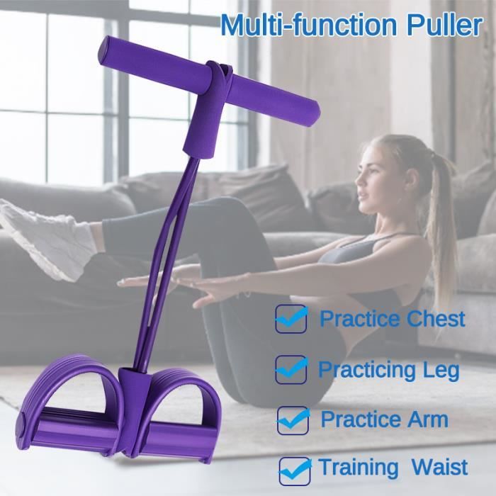 TEMPSA Bandes de Résistance Corde élastique Multifonctionnelle Sit-up Physique Gym Fitness