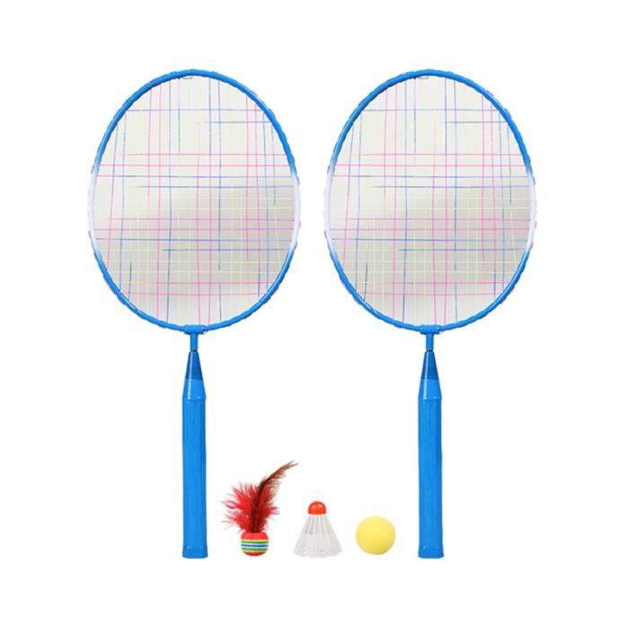 1 Set Raquettes De Badminton Enfants Outil Formation Sports Plein Air Jouant Jouet RAQUETTE DE BADMINTON - CADRE DE BADMINTON