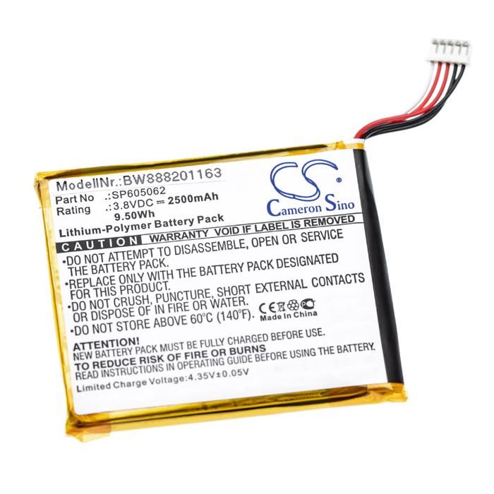 vhbw batterie remplace VTech SP605062 pour tablette tablet (2500mAh, 3,8V, Li-Polymère)