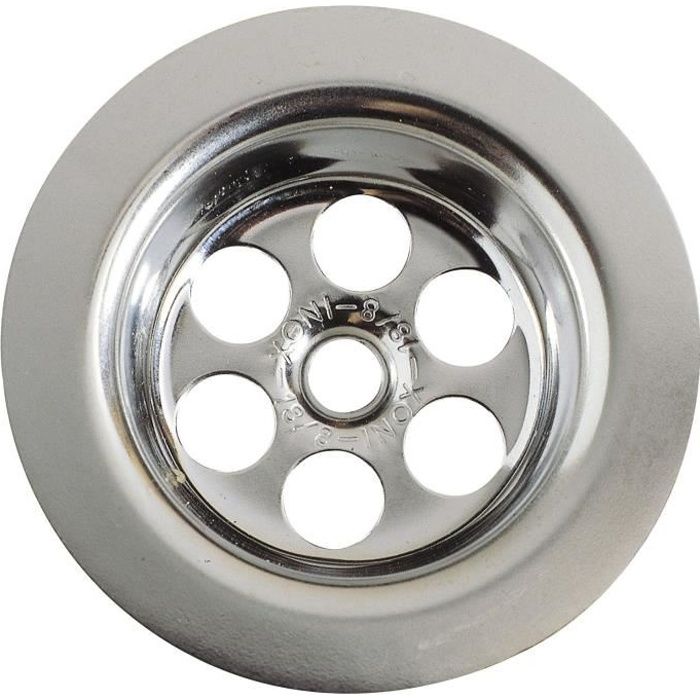 WIRQUIN Grille ronde creuse - Inox - Ø 70 mm - Baignoire