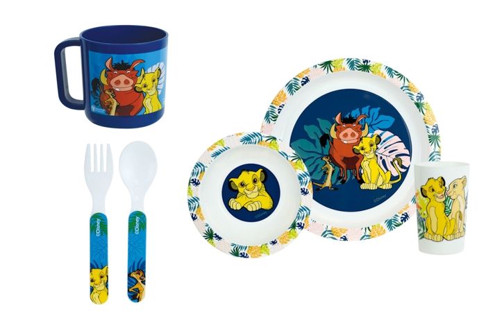 Stor Set Table Enfant Spiderman - Assiette Gobelet Et Couverts Réutilisables Antidérapants