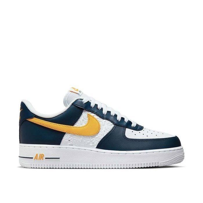 Nike air force blue and yellow discount